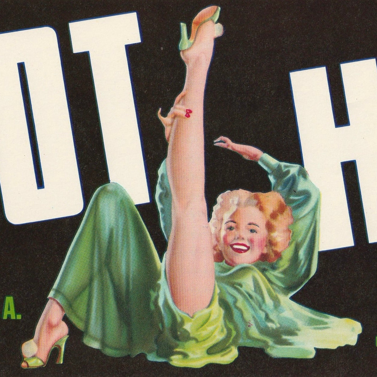 Foot High Melons Crate Label